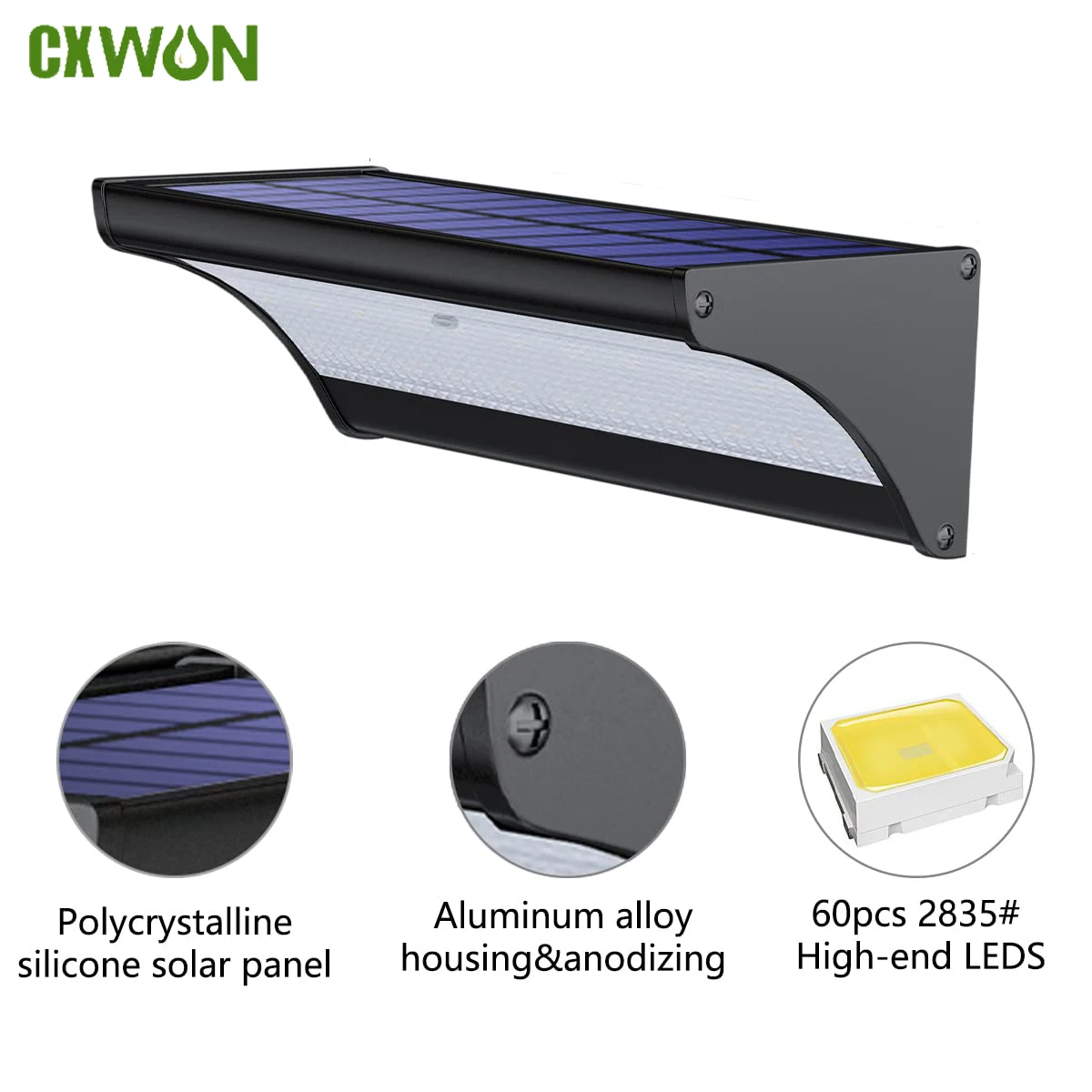 Outdoor Lighting With Outlet - 60/48Led Ngoài Trời Năng Lượng Mặt