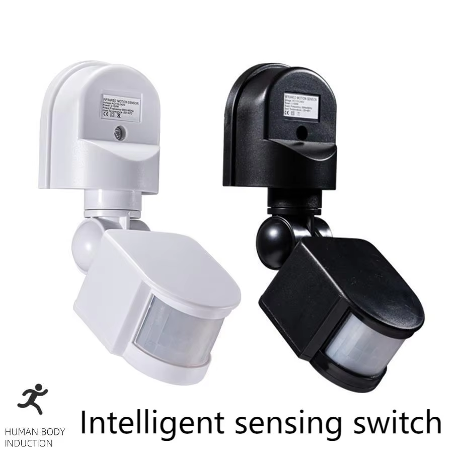 Outdoor Lighting Timer Switch - 110-240V PIR Motion Sensor 12V Automatic