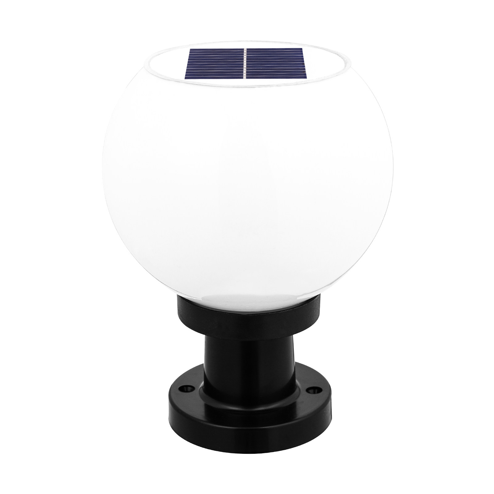 Wall Lighting Outdoor - 1 Solar Powered Round LED Wall