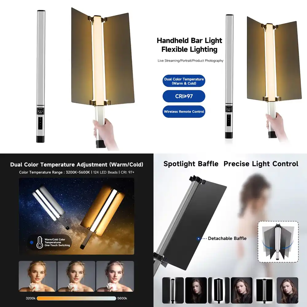 Outdoor Lighting Video Shooting - For Nuer RGB Light Bar Portable