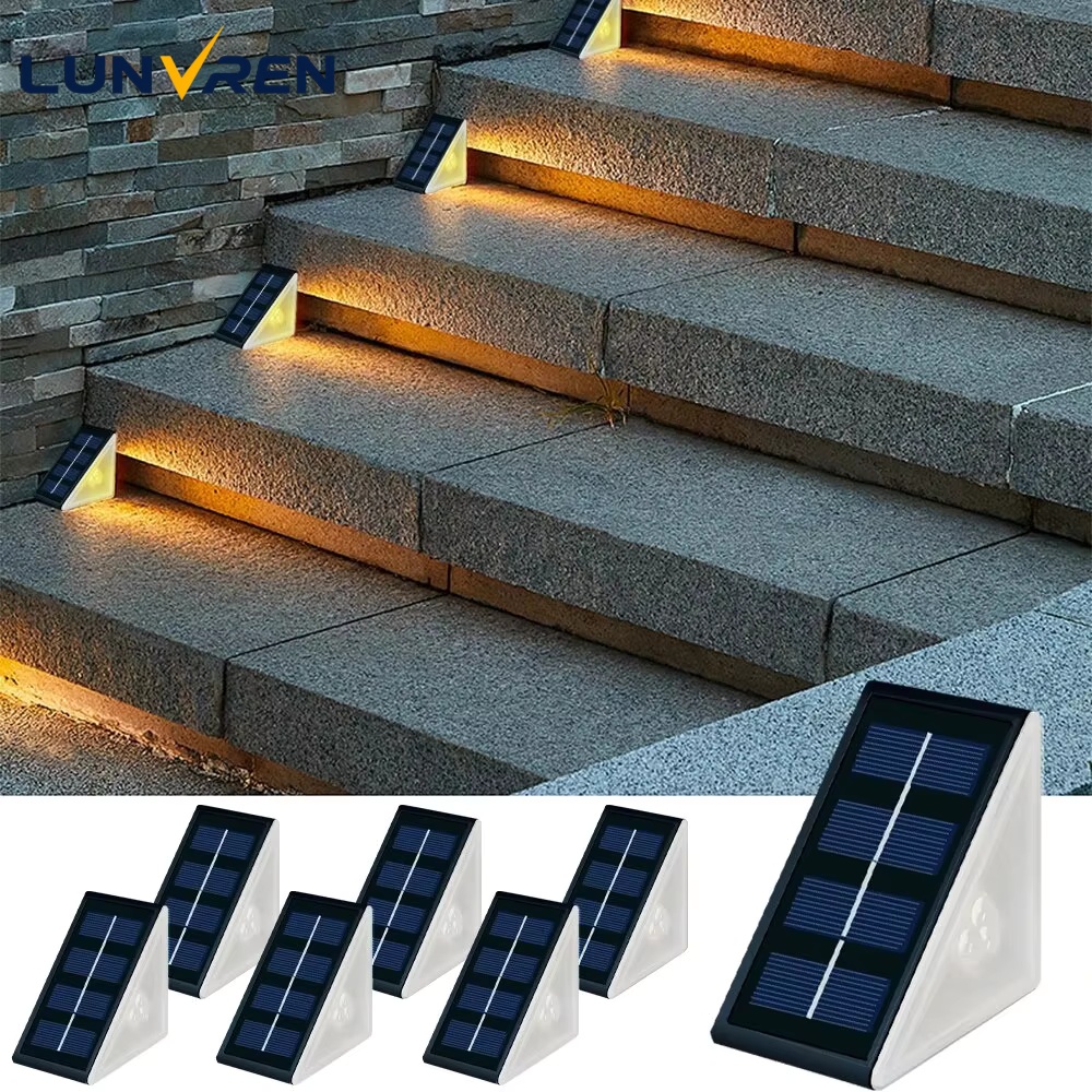 Outdoor Lighting With Outlet - Outdoor Solar Step Lights Warm White