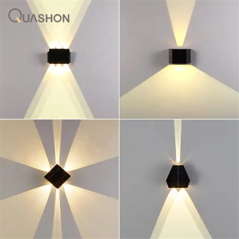 Outdoor Lighting With Outlet - Outdoor LED Solar Wall Light ABS