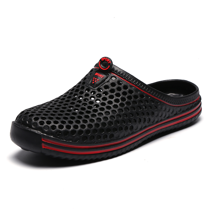 Outdoor Lighting For Home - Summer Men Solid Color Sandals Light