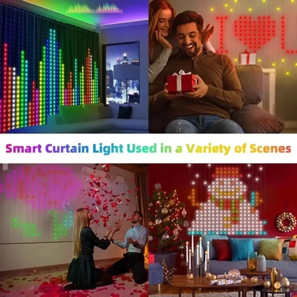 Outdoor LED Pixel Curtain Ligh - đánh giá và giá Wall Lighting Outdoor