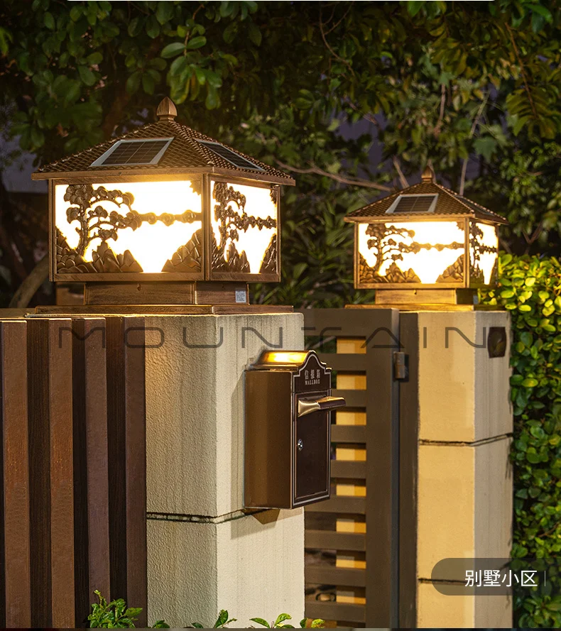 Solar stigma light Outdoor wal - đánh giá và giá Wall Lighting Outdoor