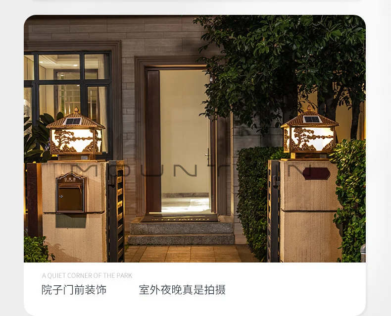 Solar stigma light Outdoor wal - đánh giá và giá Wall Lighting Outdoor