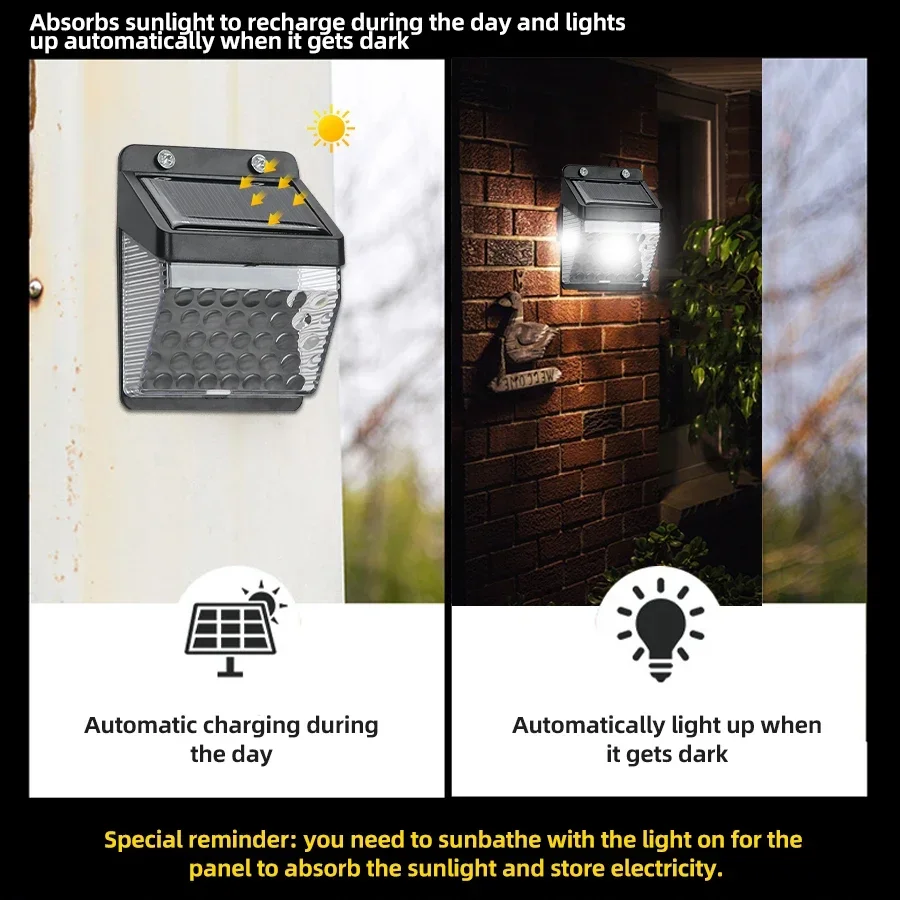 LED Solar Light PIR Motion Sen - đánh giá và giá Wall Lighting Outdoor
