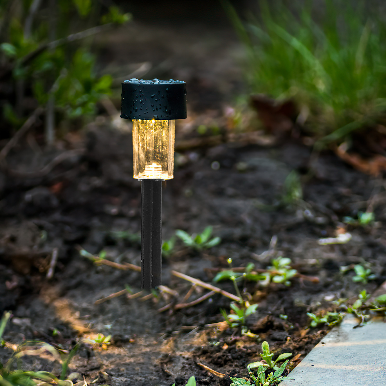 8 Pcs Solar Lights Outdoor Gro - đánh giá và giá Outdoor Lighting Ground