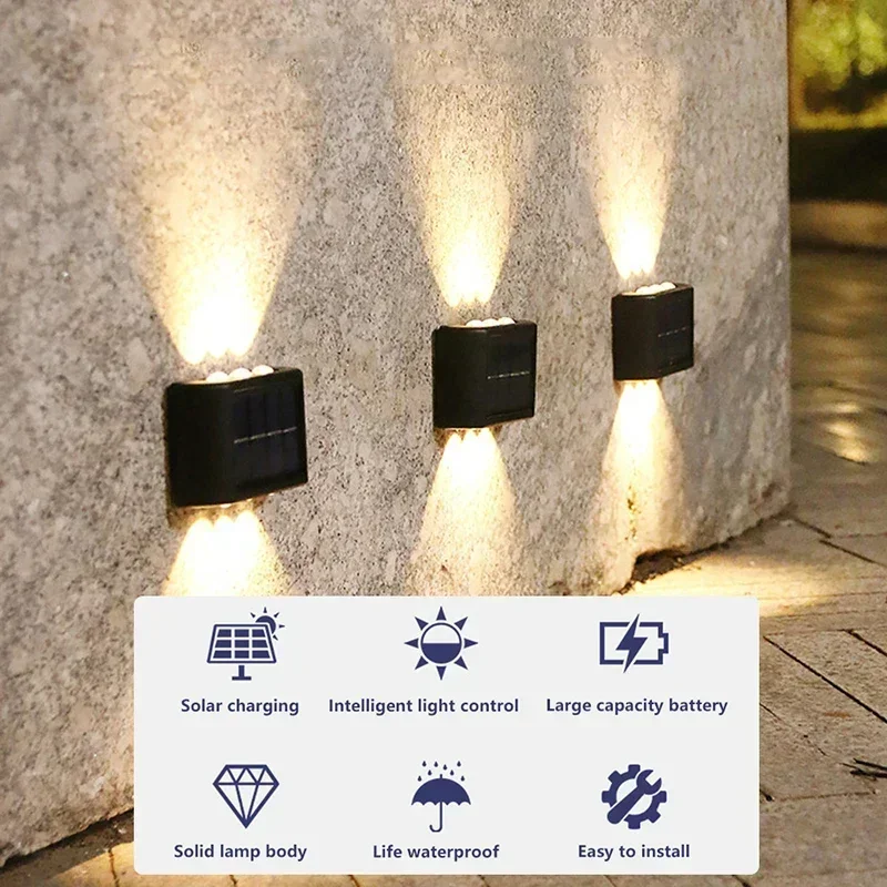 LED Solar Light Outdoor Waterp - đánh giá và giá Wall Lighting Outdoor
