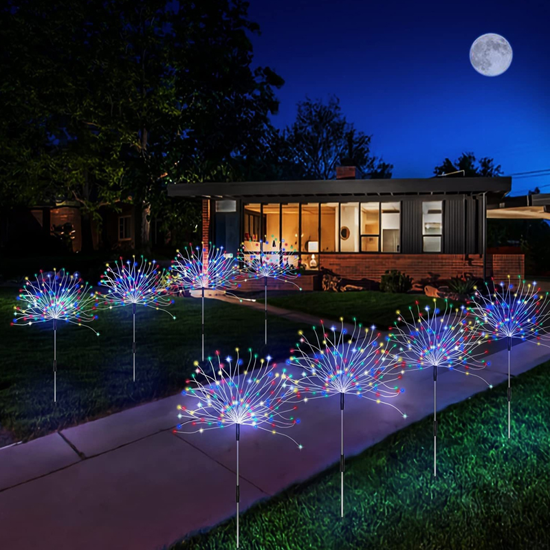 Solar Firework Lights Outdoor  - đánh giá và giá Outdoor Lighting Ground