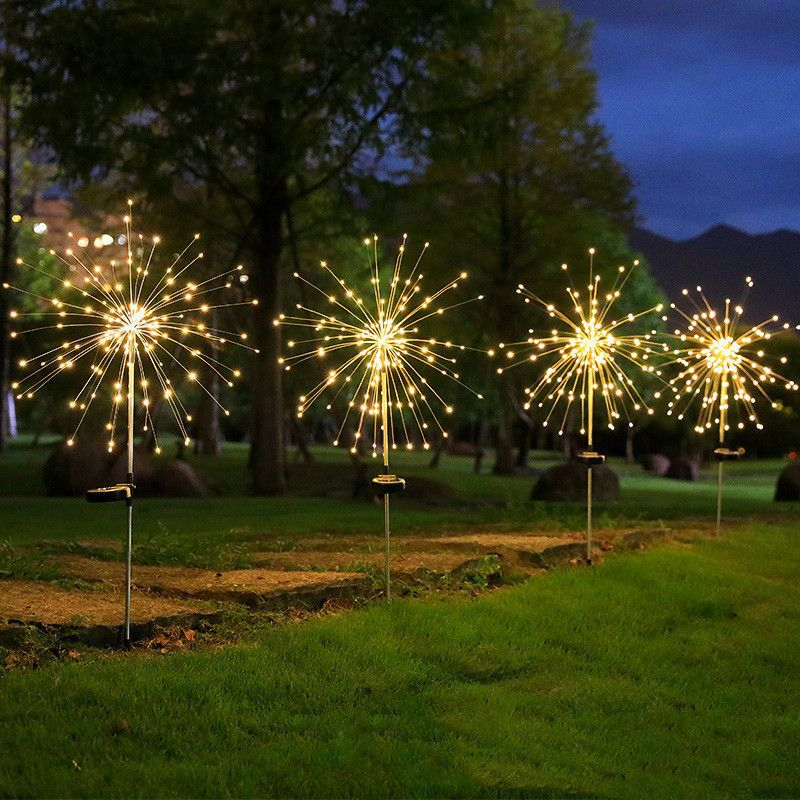 Solar Firework Lights Outdoor  - đánh giá và giá Outdoor Lighting Ground