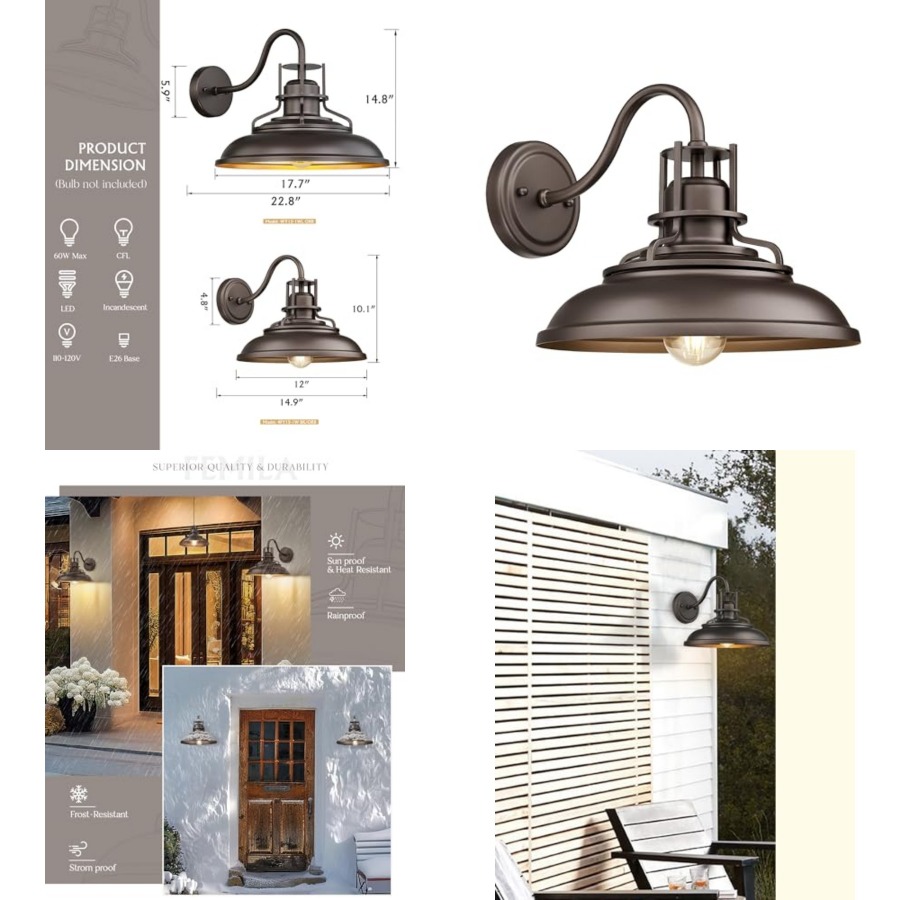 Outdoor Barn Light Fixture, Ex - đánh giá và giá Wall Lighting Outdoor