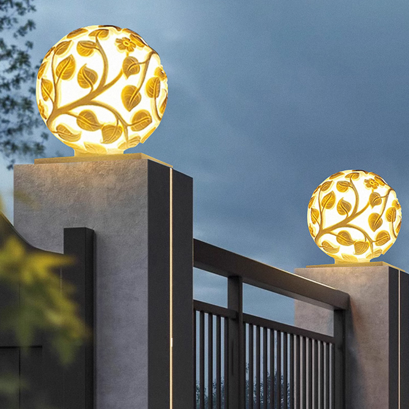 Outdoor column lights solar LE - đánh giá và giá Outdoor Lighting Lamps