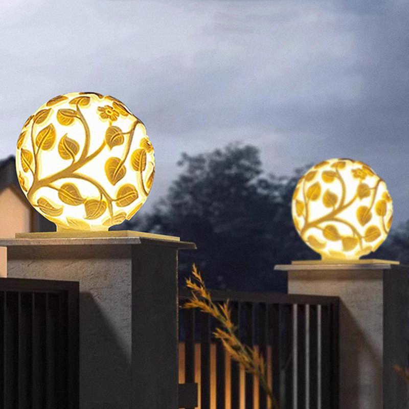 Outdoor column lights solar LE - đánh giá và giá Outdoor Lighting Lamps