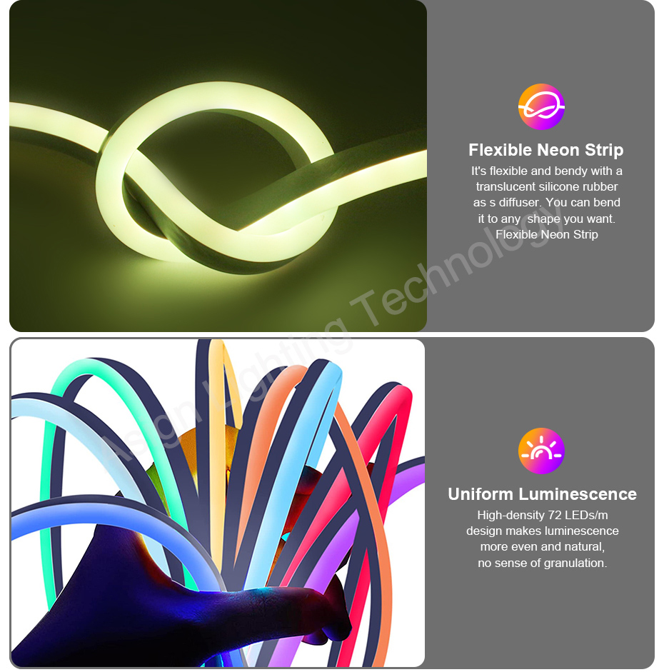 220V RGB LED Neon Strip with E - đánh giá và giá Outdoor Lighting Timer Switch