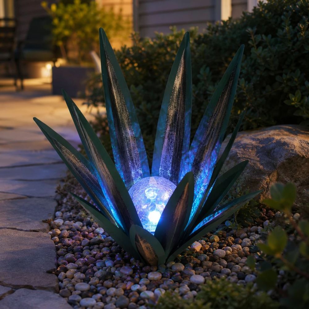 Artificial Agave Solar Light O - đánh giá và giá Outdoor Lighting Unique
