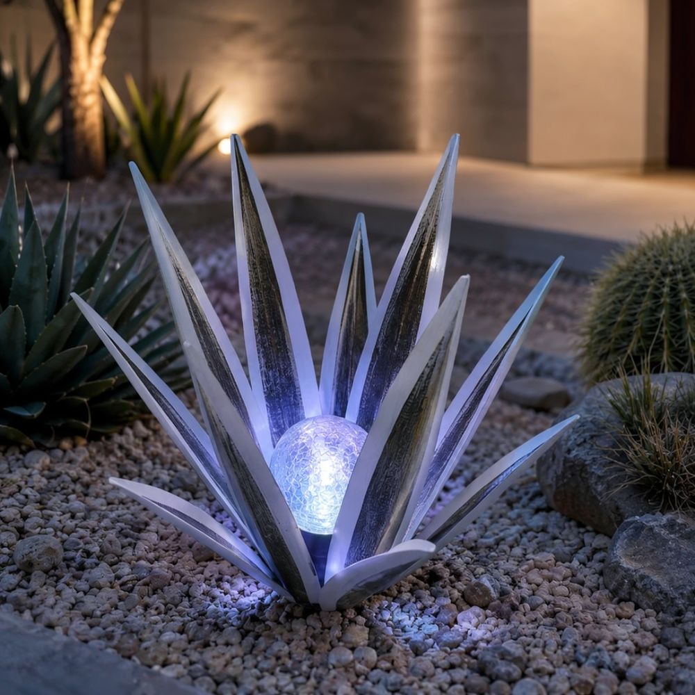 Artificial Agave Solar Light O - đánh giá và giá Outdoor Lighting Unique