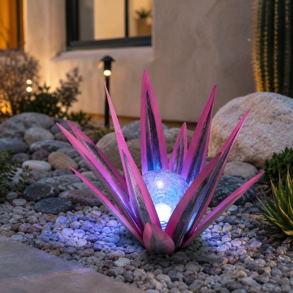 Artificial Agave Solar Light O - đánh giá và giá Outdoor Lighting Unique