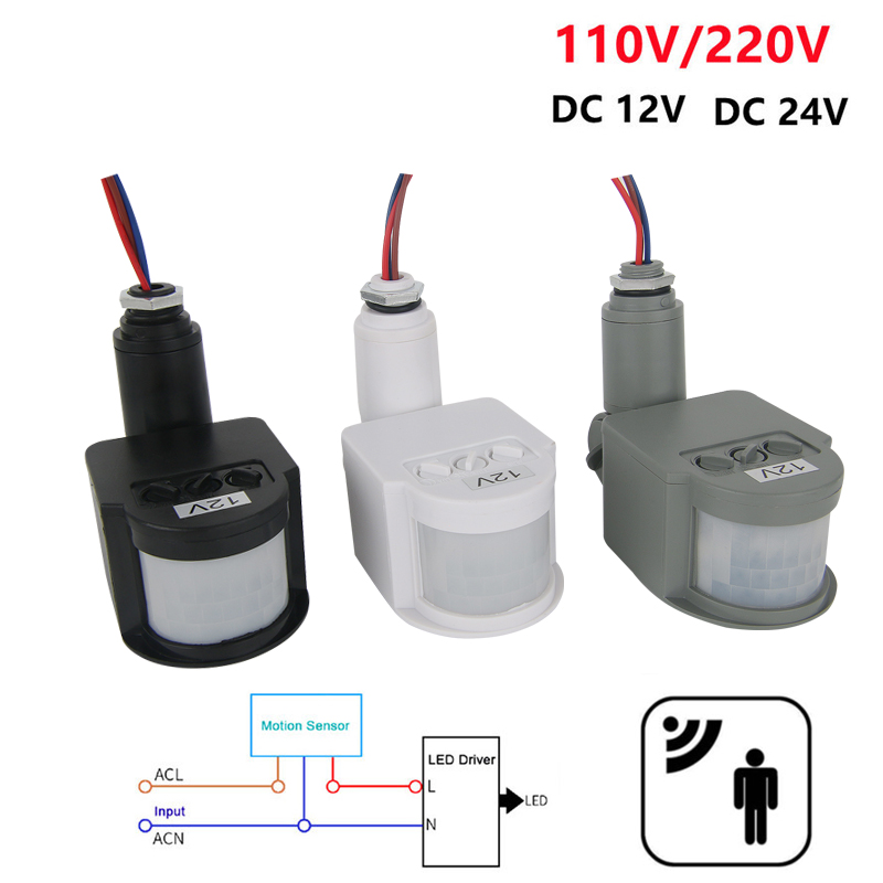 12V Motion Sensor 220V/110V PI - đánh giá và giá Outdoor Lighting Timer Switch