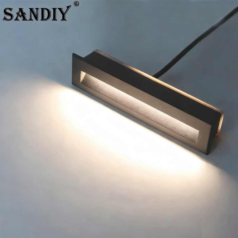 SANDIY Recessed Stair Lights M - đánh giá và giá Outdoor Lighting Timer Switch