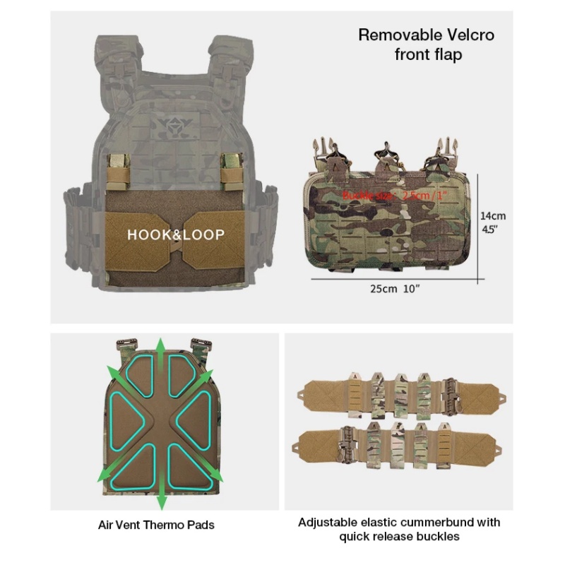 YAKEDA Tactical Vest 6094 Fast - đánh giá và giá Outdoor Lighting High Quality