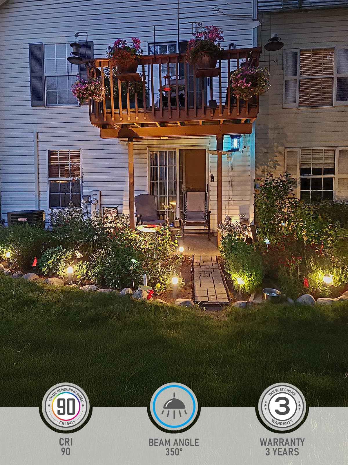 8 Chiếc Bóng Đèn LED Ngoài Trờ - đánh giá và giá Outdoor Lighting Driveway