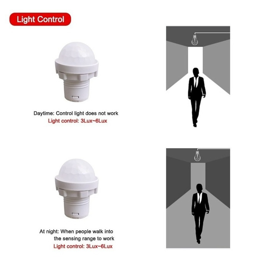 110/220V Mini LED Nhạy Cảm Ánh - đánh giá và giá Outdoor Lighting Timer Switch