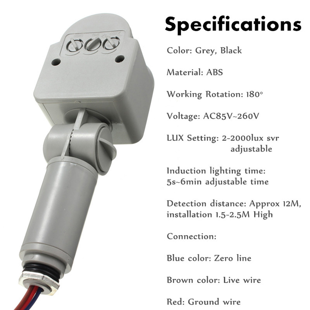 Cảm Biến Chuyển Động 220V 12V  - đánh giá và giá Outdoor Lighting Timer Switch