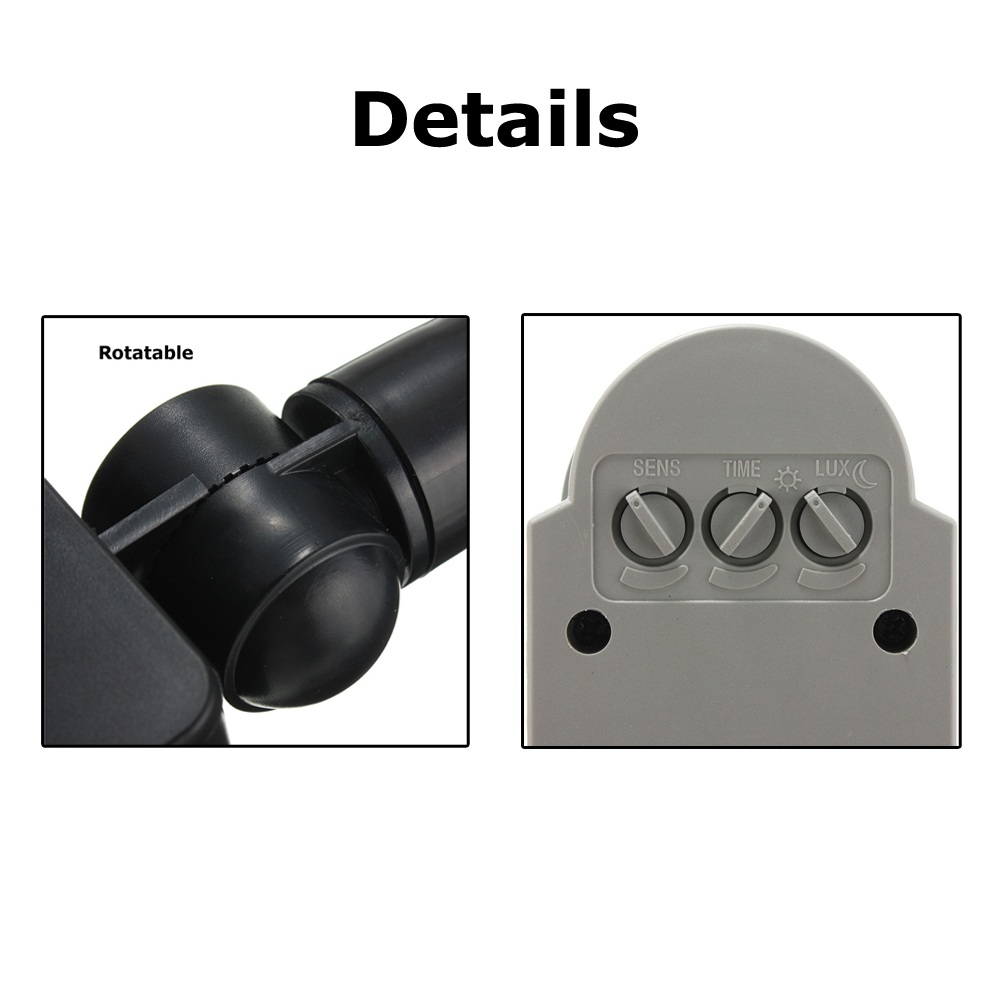 Cảm Biến Chuyển Động 220V 12V  - đánh giá và giá Outdoor Lighting Timer Switch