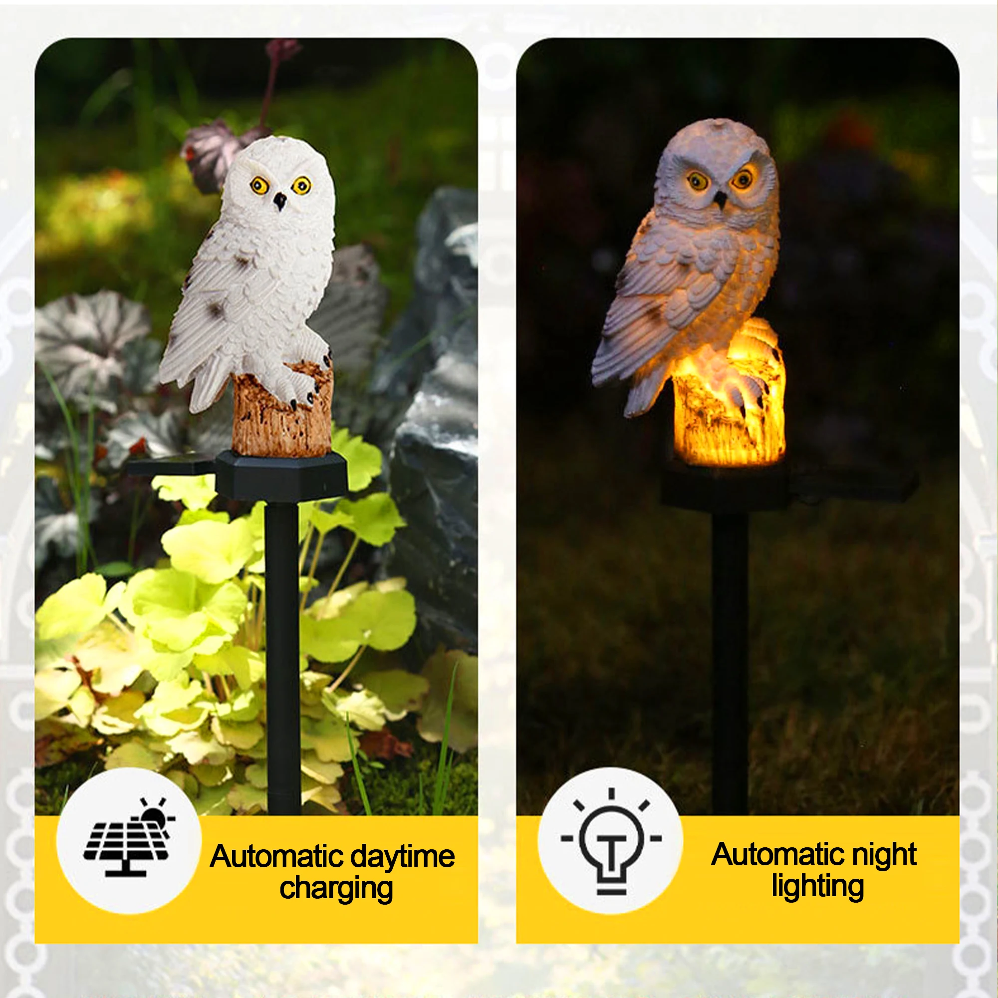 2 Packs Outdoor LED Owl Lawn L - đánh giá và giá Outdoor Lighting Ground