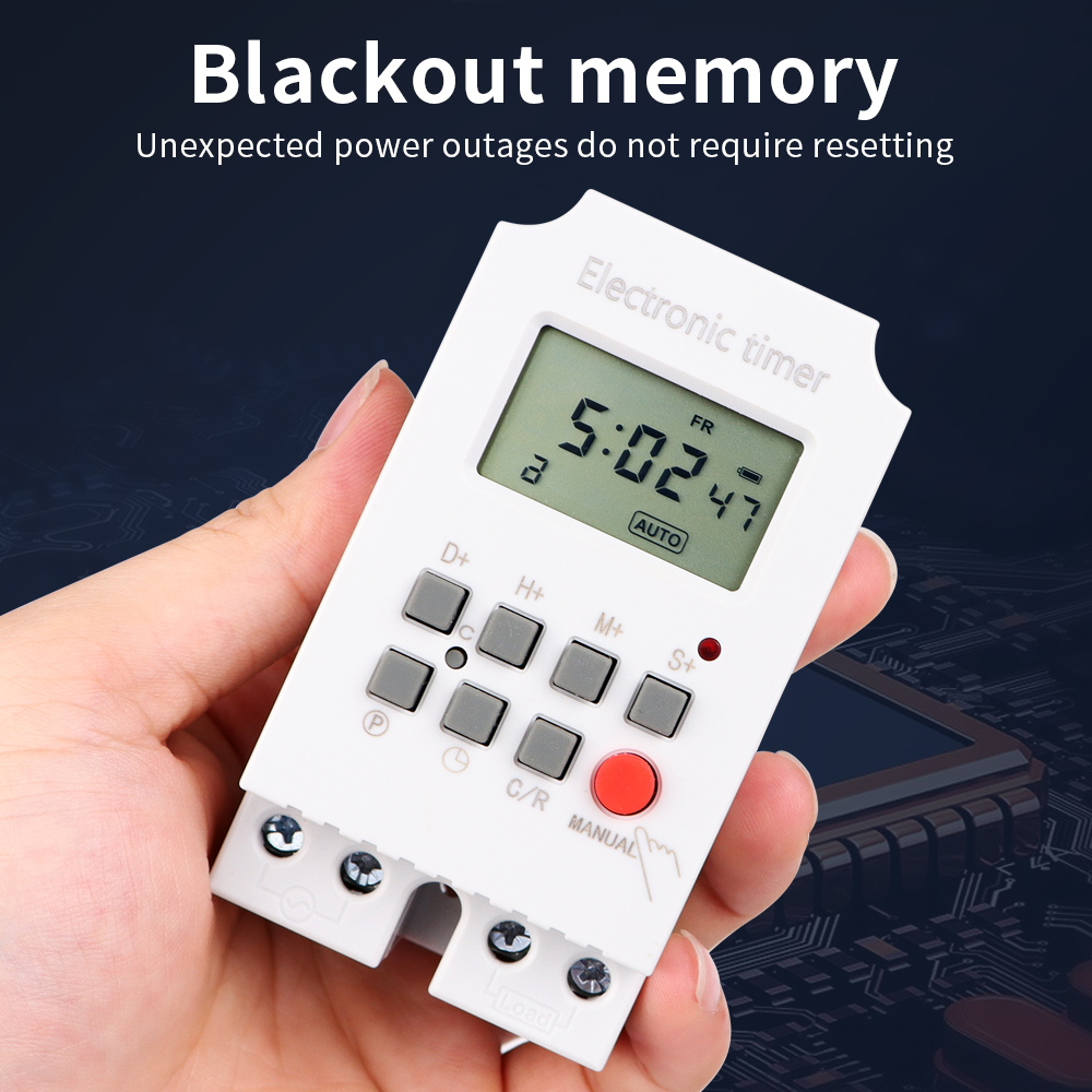 KG316S 220VAC 25A Digital Time - đánh giá và giá Outdoor Lighting Timer Switch
