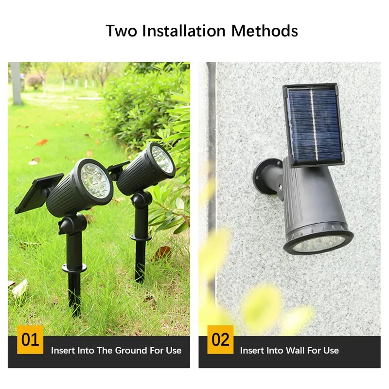 Solar Spotlight Outdoor Garden - đánh giá và giá Outdoor Lighting With Outlet