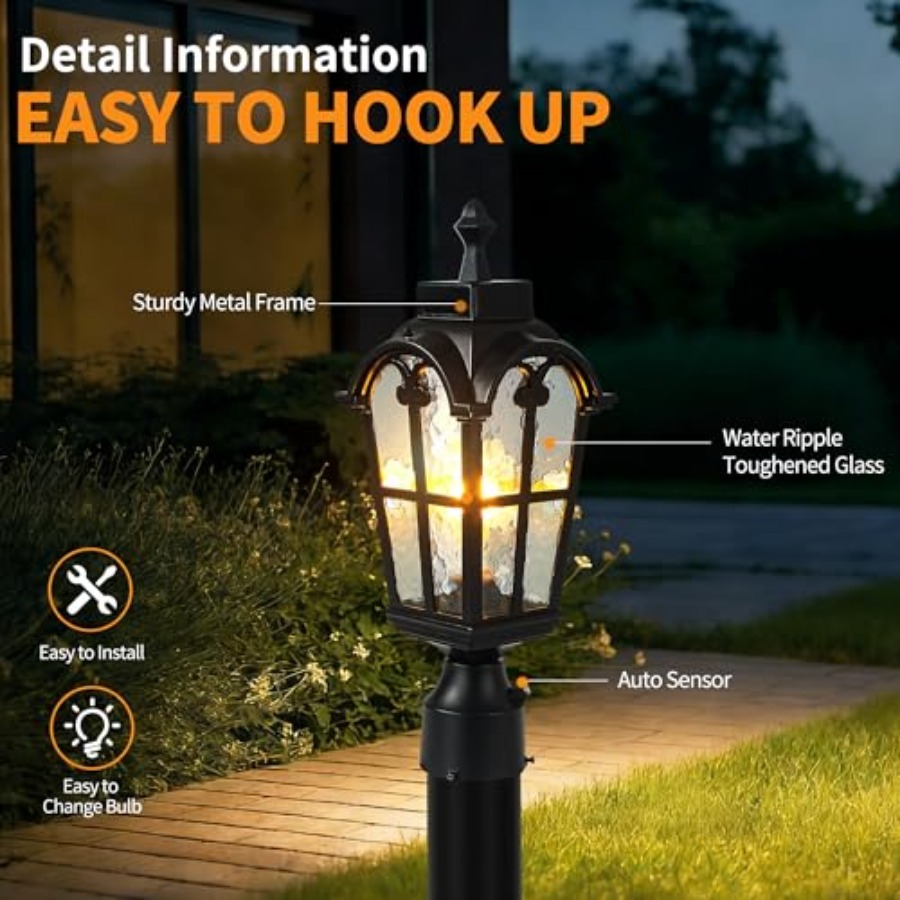 Sensor Outdoor Post Lights Wat - đánh giá và giá Outdoor Lighting Lamps