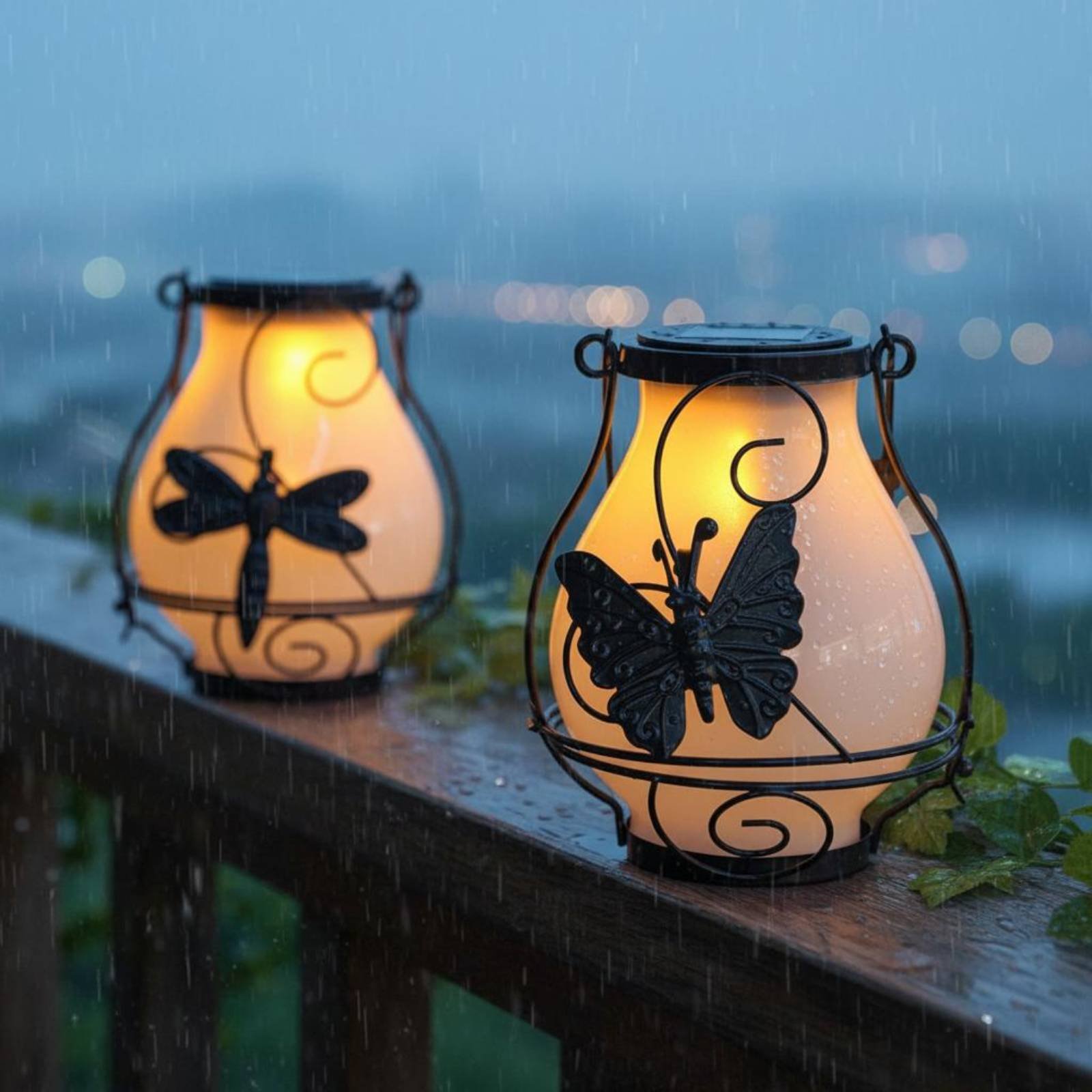 Solar Butterfly Lantern Waterp - đánh giá và giá Wall Lighting Outdoor
