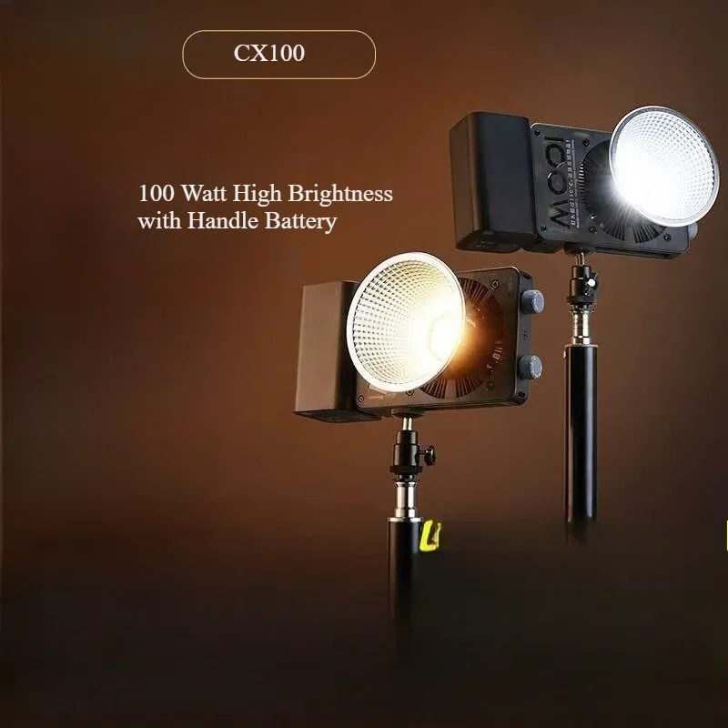 CINEPEER CX100 100W Profession - đánh giá và giá Outdoor Lighting Video Shooting