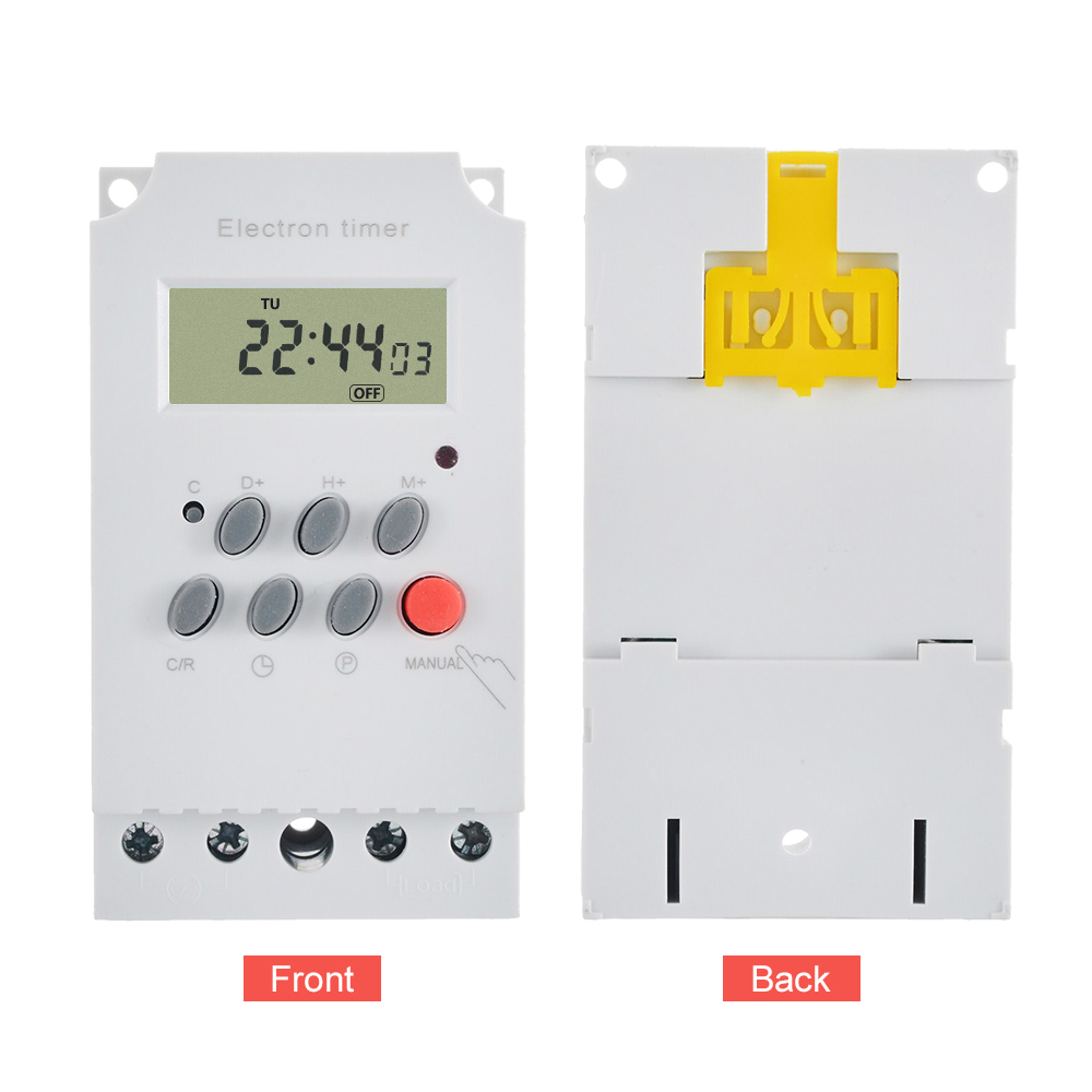 AC 220V 25A Digital Programmab - đánh giá và giá Outdoor Lighting Timer Switch