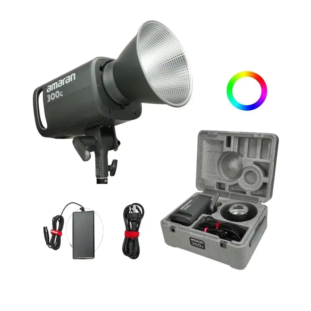 Aputure amaran 300C RGB Video  - đánh giá và giá Outdoor Lighting Video Shooting