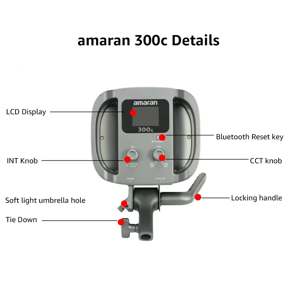 Aputure amaran 300C RGB Video  - đánh giá và giá Outdoor Lighting Video Shooting