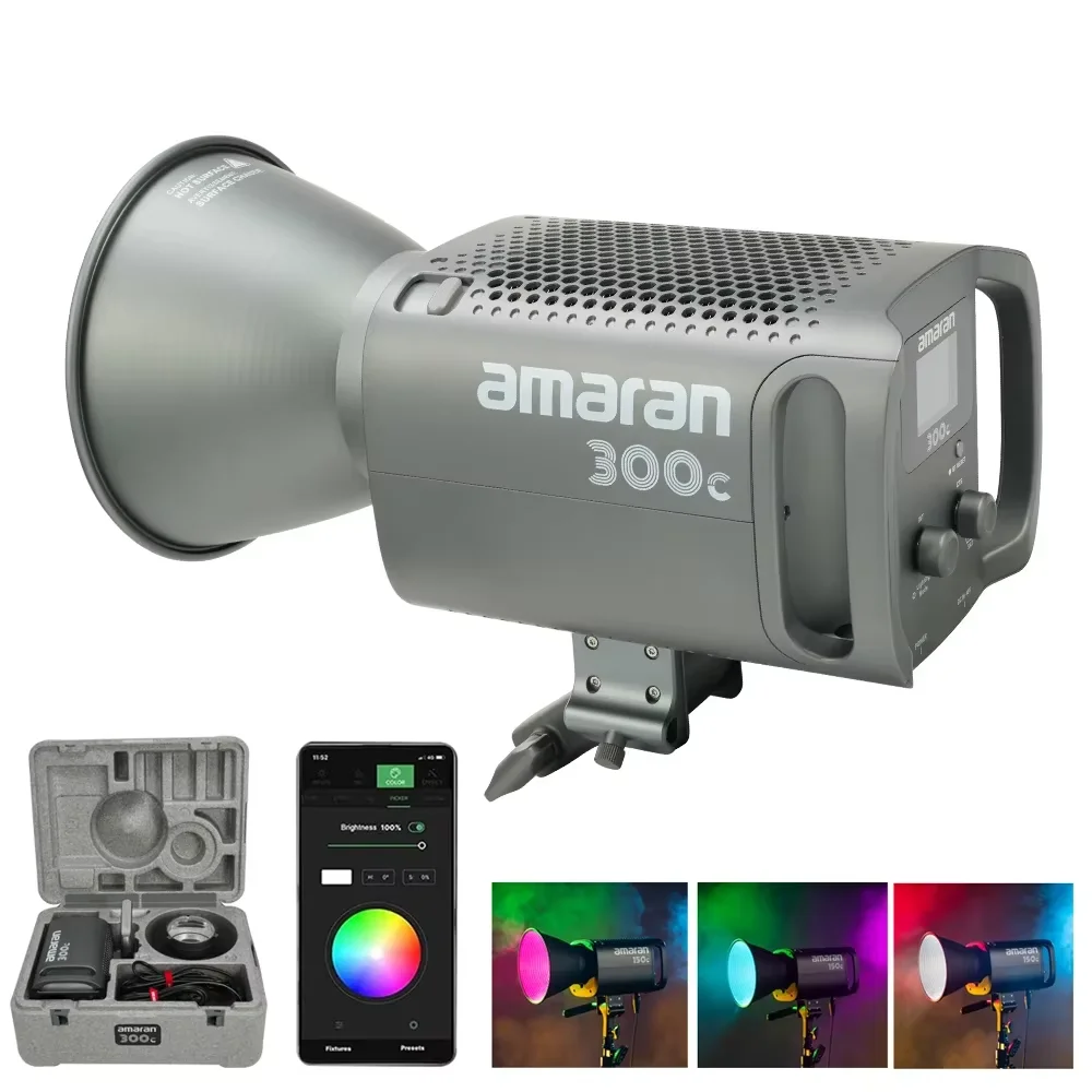 Aputure amaran 300C RGB Video  - đánh giá và giá Outdoor Lighting Video Shooting
