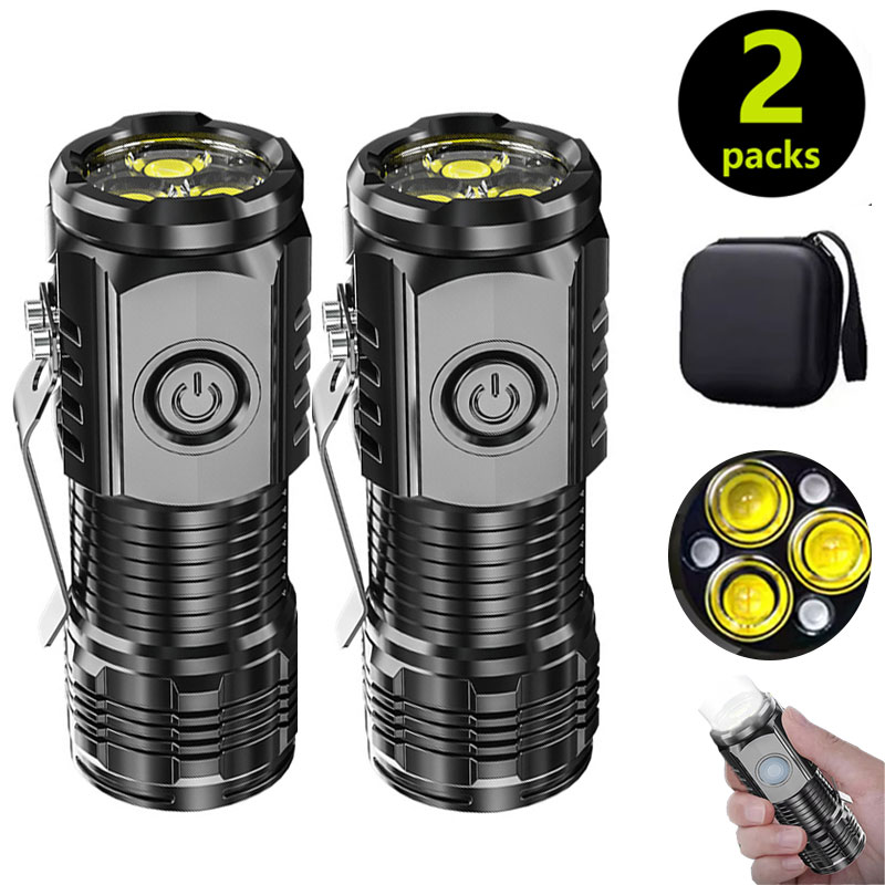Mini 3LED Flashlight With Pen  - đánh giá và giá Outdoor Lighting Quality