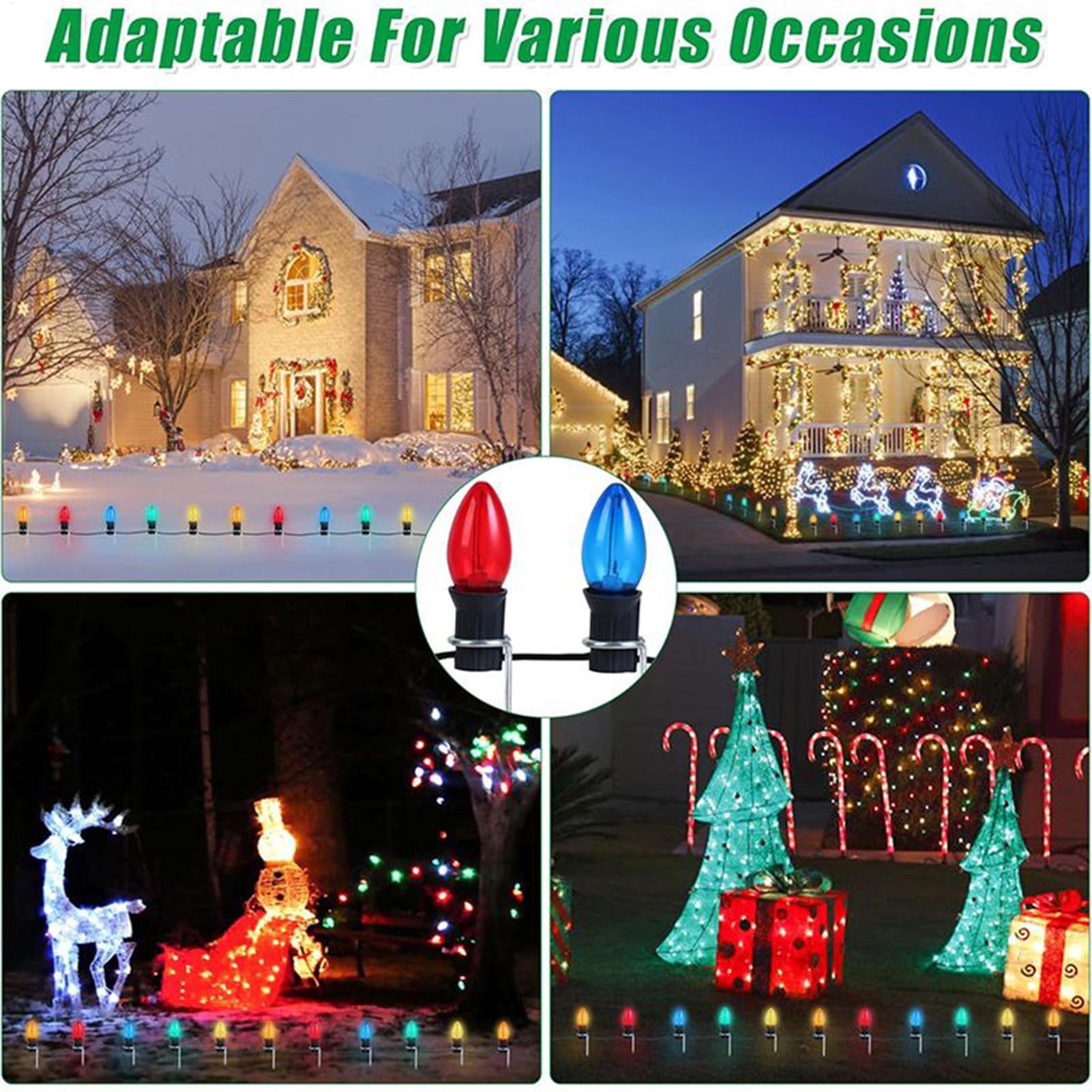 Christmas Light Stakes 12-Inch - đánh giá và giá Outdoor Lighting Ground