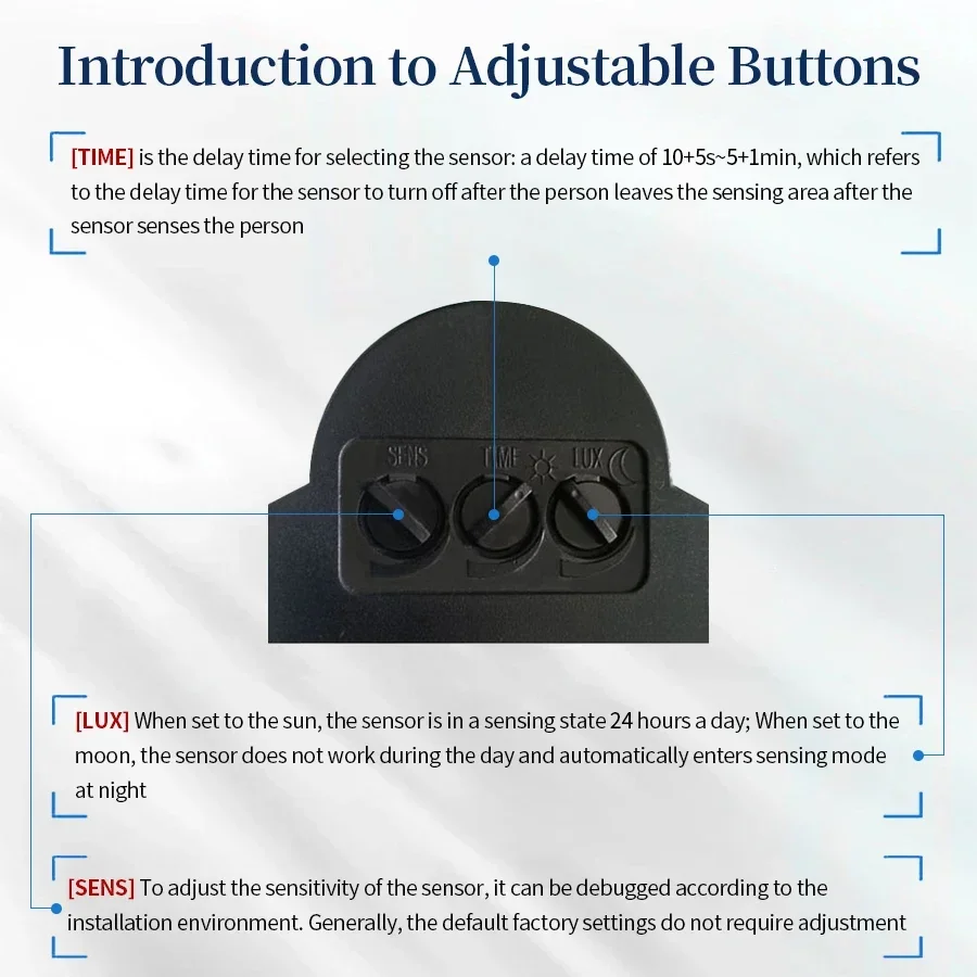 PIR Motion Sensor 220V 110V 12 - đánh giá và giá Outdoor Lighting Timer Switch
