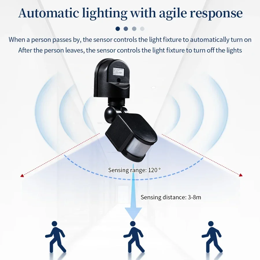 PIR Motion Sensor 220V 110V 12 - đánh giá và giá Outdoor Lighting Timer Switch