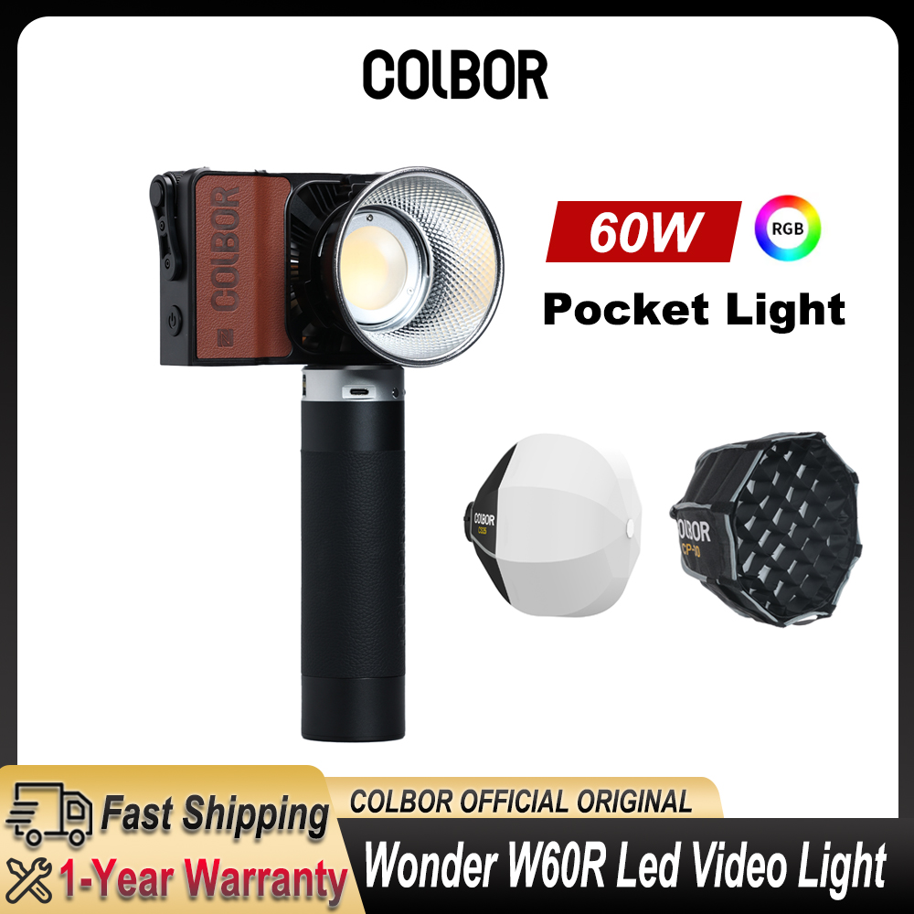 Colbor Wonder W60 RGB LED Vide - đánh giá và giá Outdoor Lighting Video Shooting
