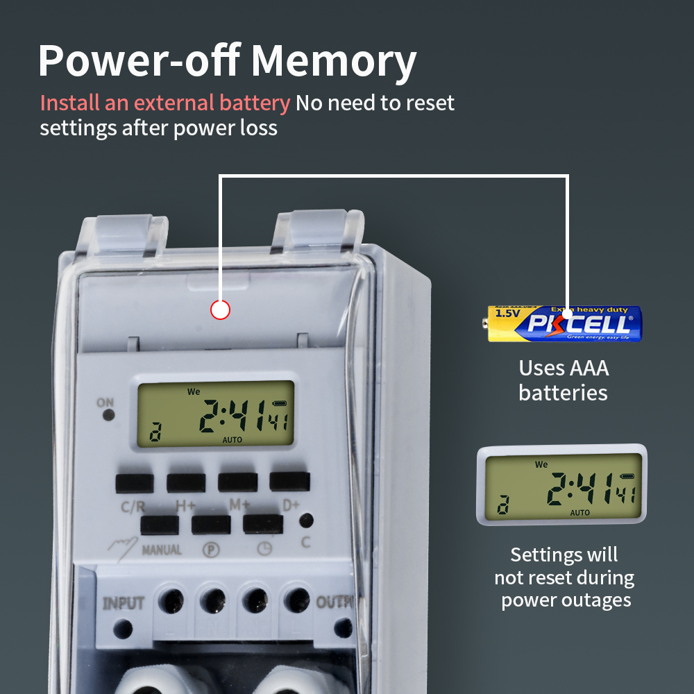 TNCE 30A Timer Switch, Waterpr - đánh giá và giá Outdoor Lighting Timer Switch