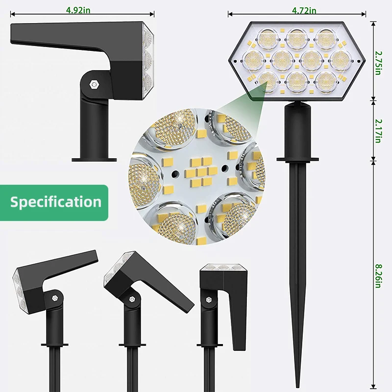 Solar Lights Outdoor  92 LED S - đánh giá và giá Outdoor Lighting With Outlet