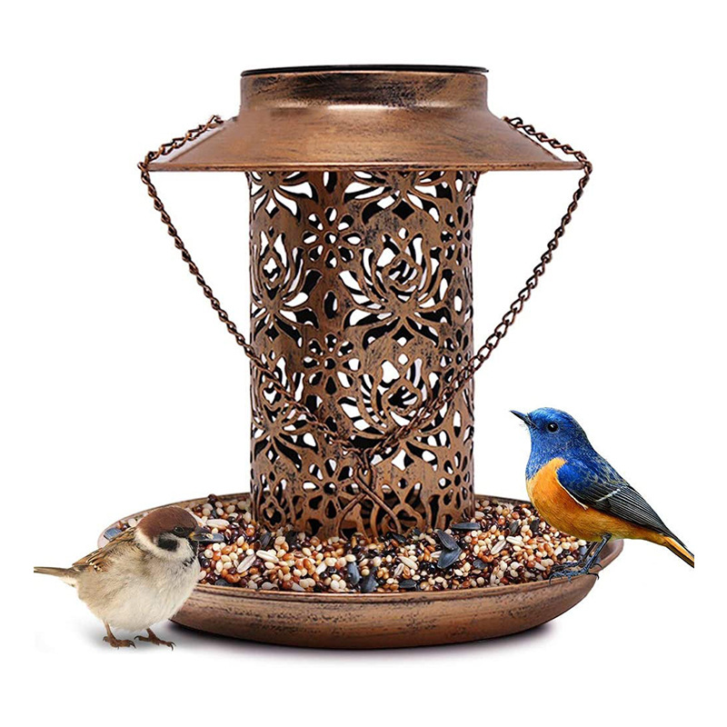 Hanging Bird House Metal Outdo - đánh giá và giá Outdoor Lighting Ideas For Backyard