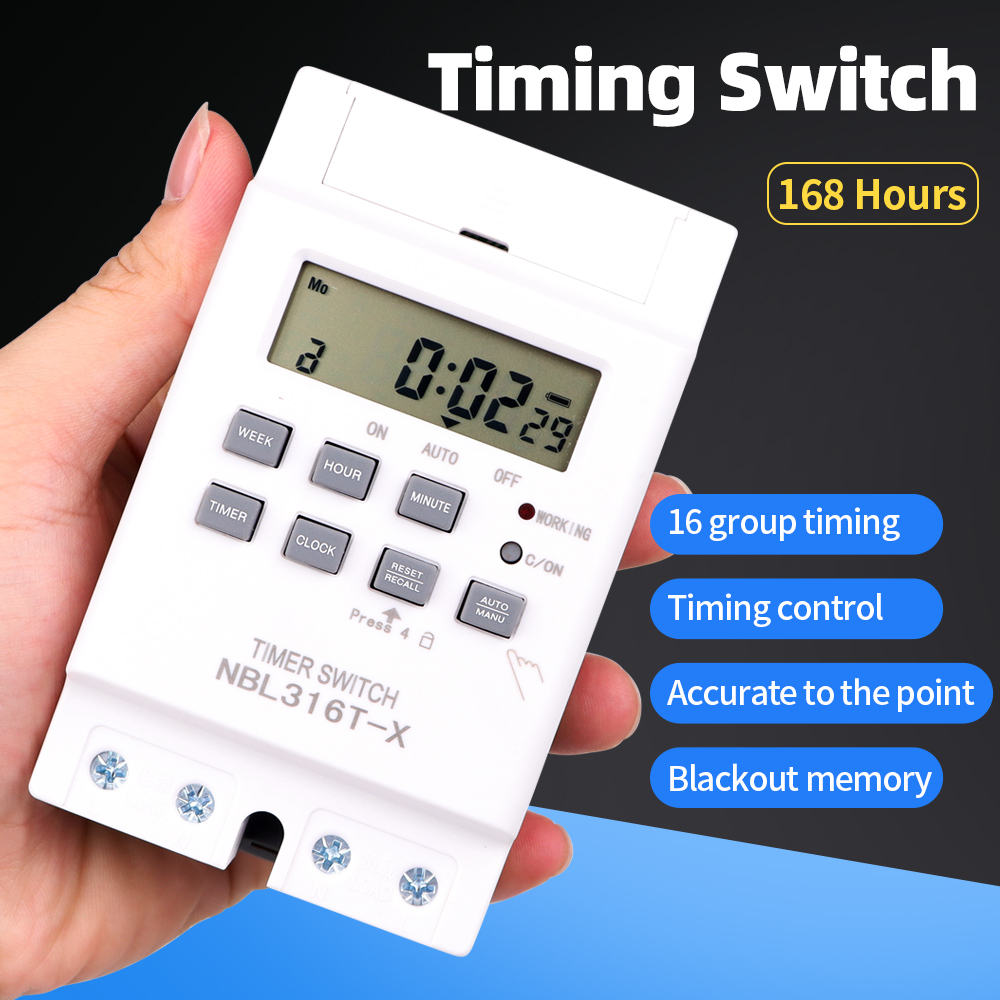 Digital Time Switch 7 Days Wee - đánh giá và giá Outdoor Lighting Timer Switch