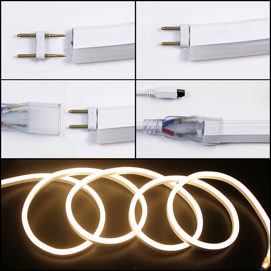 LED Neon Strip 220V 2835 120 L - đánh giá và giá Outdoor Lighting Timer Switch